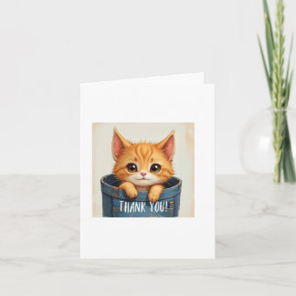 Thank You Card, Cute, Appreciation Karte
