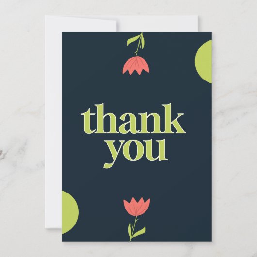 Thank You Card Dankeskarte (Vorderseite)