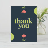 Thank You Card Dankeskarte (Stehend Vorderseite)