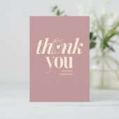 THANK YOU CARD DANKESKARTE (Stehend Vorderseite)