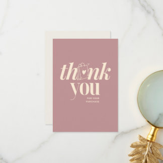 THANK YOU CARD DANKESKARTE