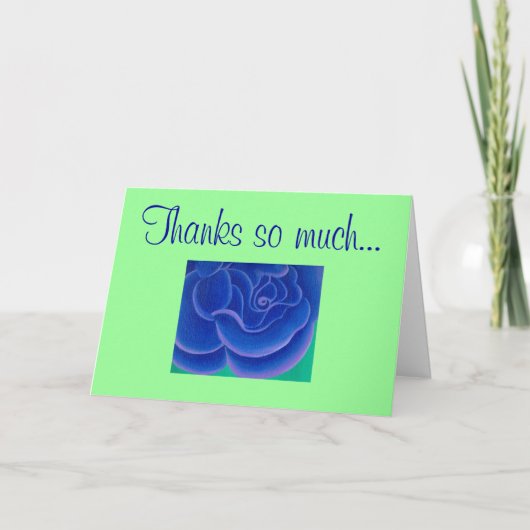 Thank You Card Dankeskarte (Vorderseite)