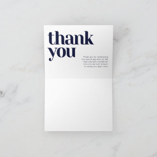 Thank You Card Dankeskarte