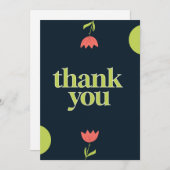 Thank You Card Einladung (Vorne/Hinten)