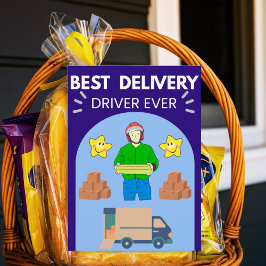 Thank You Card for Amazon UPS FedEx Drivers Dankeskarte