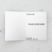 Thank you card for for Hospital Nurses. Karte (Innenseite)