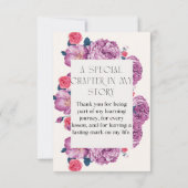 thank you card for teacher dankeskarte (Rückseite)