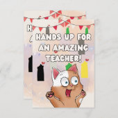 Thank you card for teachers dankeskarte (Vorne/Hinten)