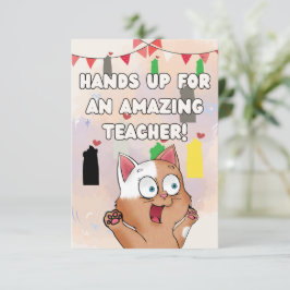 Thank you card for teachers dankeskarte