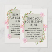 thank you card for teachers dankeskarte (Vorne/Hinten)