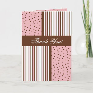 Thank You Card: Funky Chic Collection Dankeskarte