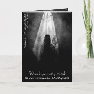Thank You Card Into the light - goodbye my dear Karte