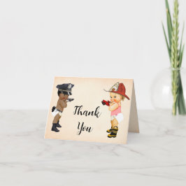 Thank You Card Little Recruit Baby Shower Dankeskarte