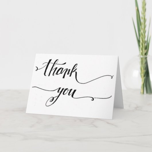 Thank You Card - Paint Dankeskarte (Vorderseite)