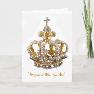 Thank You Card-Royalty Dankeskarte