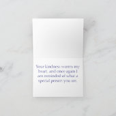 Thank You Card - Shades of Blue Dankeskarte (Innenseite)