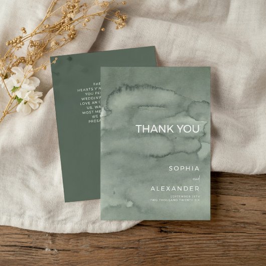  Thank You Card Wedding.  Dankeskarte