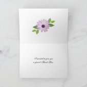 Thank You card with daisies Dankeskarte (Innenseite)