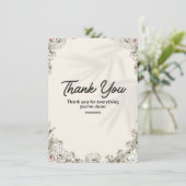 Thank you cards dankeskarte (Stehend Vorderseite)