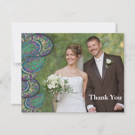 Thank you Cards with your photo Dankeskarte (Vorderseite)