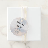 Thank you Cloud 9 Pastel Gradient Bridal Shower Fa Geschenkanhänger (Beispiel)