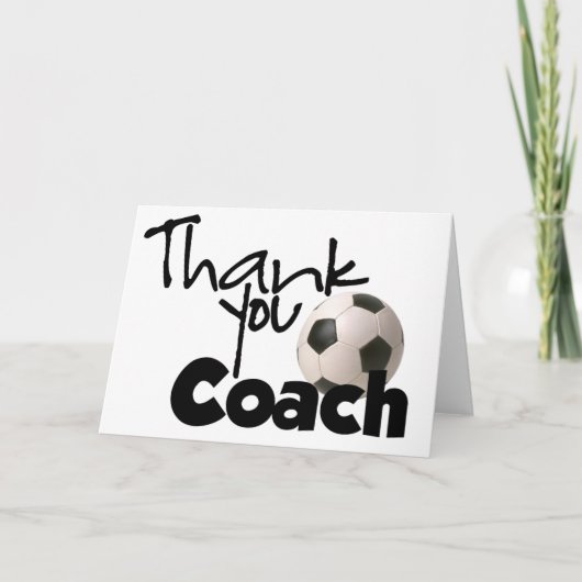 Thank You Coach Dankeskarte (Vorderseite)