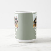 Thank you Coach Team Name Photo Kaffeetasse (Mittel)