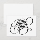 Thank You Dankeskarte (Vorne/Hinten)