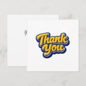 Thank you  dankeskarte (Vorne/Hinten)