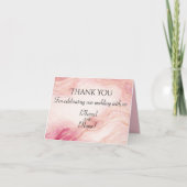 Thank You Dankeskarte (Vorderseite)