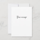 Thank you  dankeskarte (Rückseite)