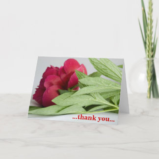 ..Thank you. Dankeskarte