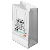 Thank You, Elders! Kleine Geschenktüte (Vorderseite Schrägansicht)