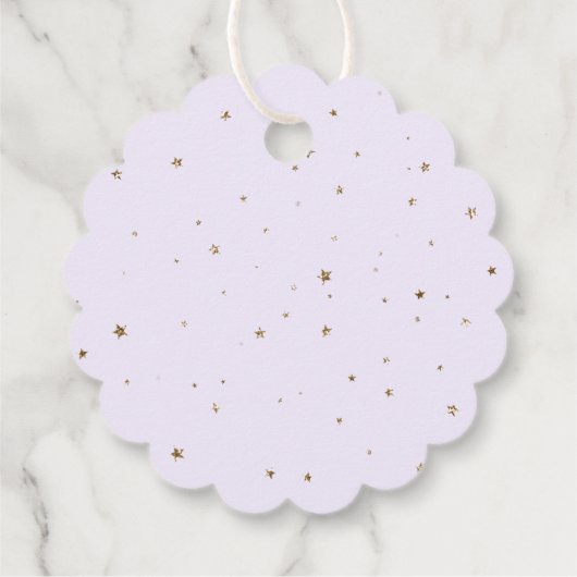 Thank you Fairy Much Fairy 1st Birthday Magical Geschenkanhänger (Rückseite)