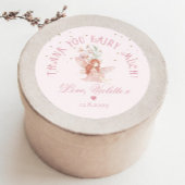 Thank you Fairy Much Fairy 1st Birthday Magical Runder Aufkleber