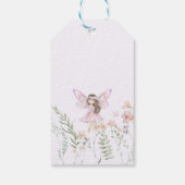 Thank you Fairy Much Whimsical Fairy Birthday Geschenkanhänger (Rückseite)