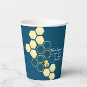 Thank You For Bee-ing Here Paper cup Pappbecher (Rückseite)