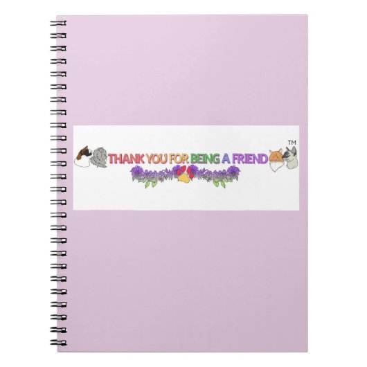 Thank You for Being a Friend Official Notebook Notizblock (Vorderseite)