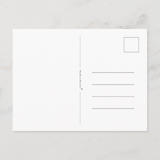 Thank You For Being A Nice Person Card Postkarte (Rückseite)