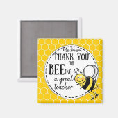 Thank you for being an awesome teacher gift magnet (Vorderseite/Rückseite)