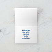 Thank You for Dinner Card Dankeskarte (Innenseite)