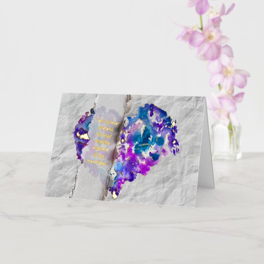 Thank You for Embracing Messiness Foil Love Card (Orchidee)