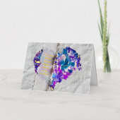 Thank You for Embracing Messiness Foil Love Card (Vorderseite)