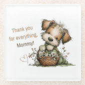 Thank you for everything, Mom! Glasuntersetzer (Vorderseite)