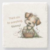 Thank you for everything, Mom! Steinuntersetzer (Vorderseite)