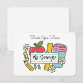 Thank You For Everything - Teaching Assistant Dankeskarte (Vorne/Hinten)