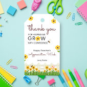 Thank You for Helping Me Grow with Confidence Geschenkanhänger