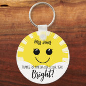 Thank you for making school year bright teacher schlüsselanhänger (Rückseite)