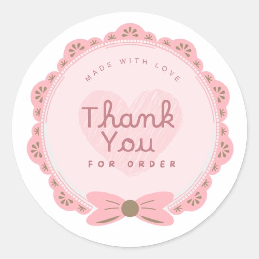 Thank You For Order Sticker (Vorderseite)