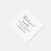 Thank you for purchase pink family business detail serviette (Ecke)
